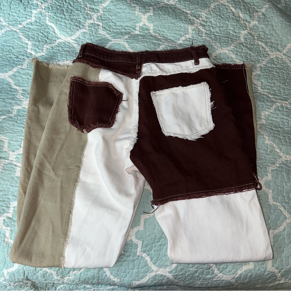 Patchwork Pants!🤎 - Picture 7 of 8